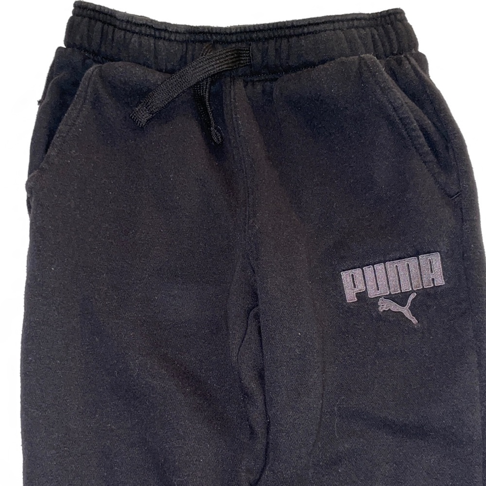 Puma Kids Black Joggers